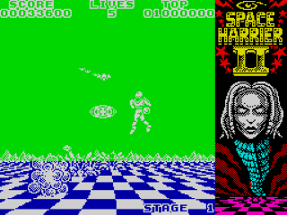 Space Harrier II screenshot 3 for ZX Spectrum